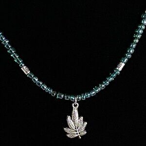 Marijuana Leaf Necklace